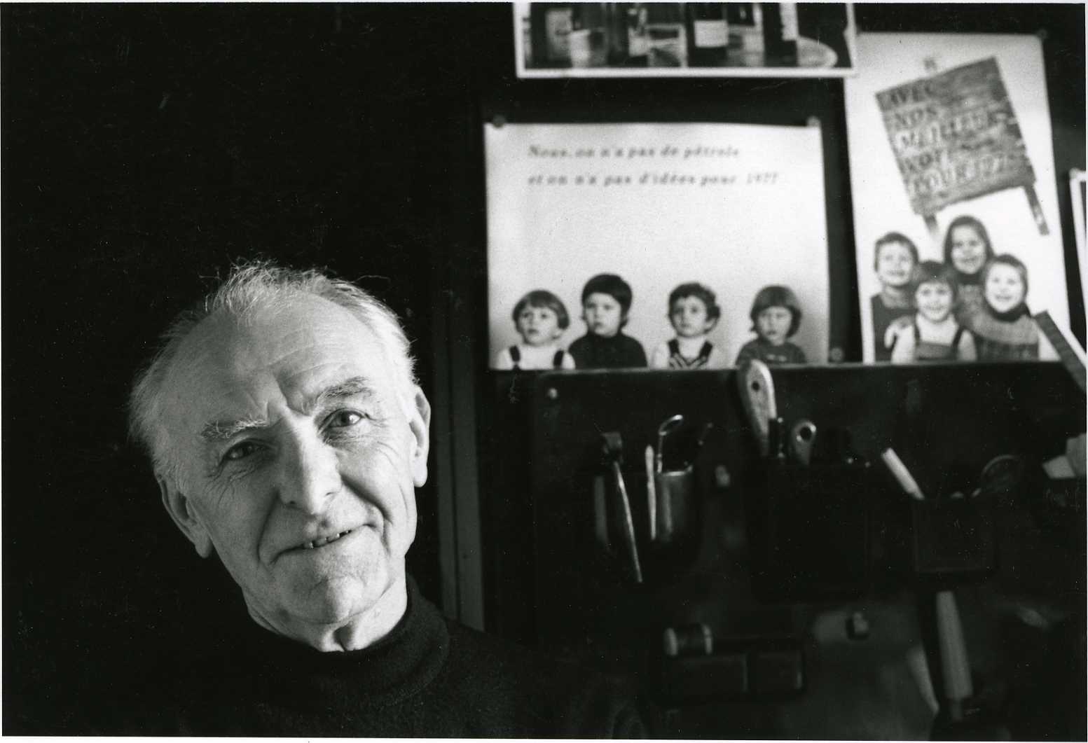 Robert Doisneau in his studio in Montrouge 1992 - Icon Photography School