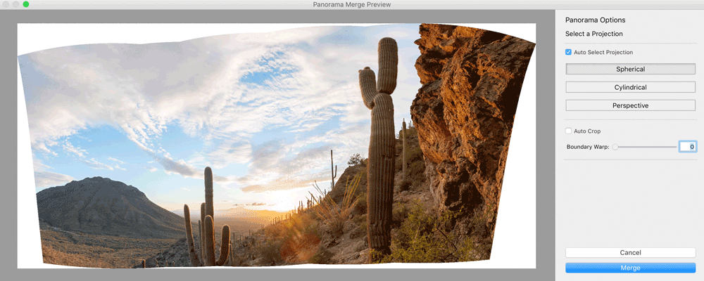 how to stitch panorama photos in lightroom