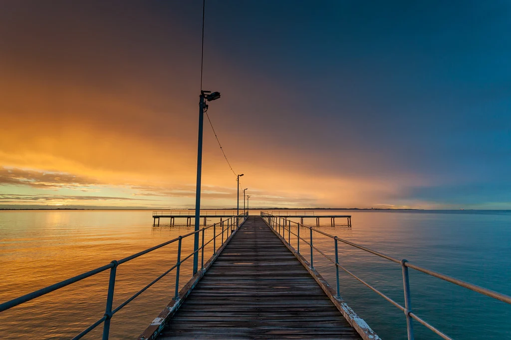 Fishing Pier At Sunset 1