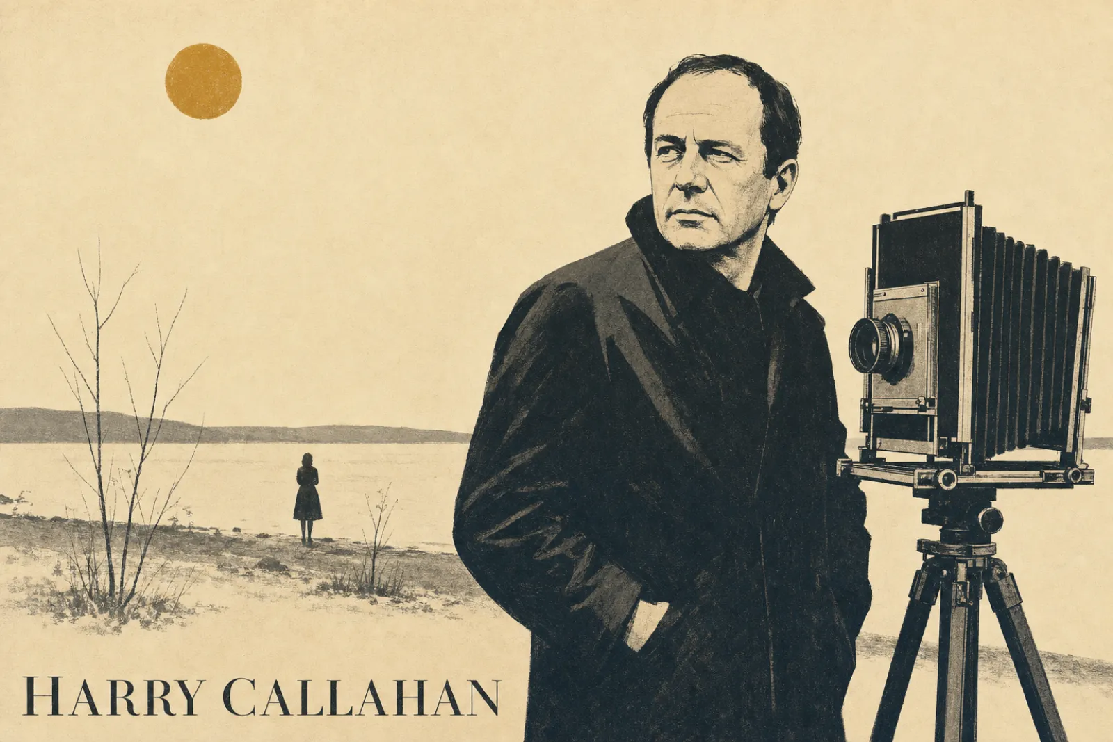 Illustrated poster of Harry Callahan